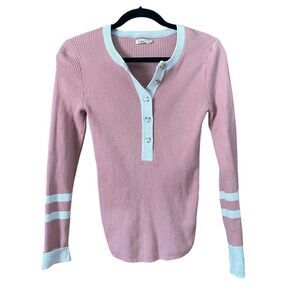 Faherty Cotton Cashmere Henley Sweater